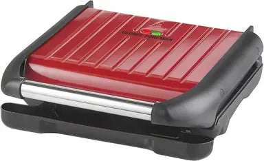 George Foreman Medium Steel Grill Family, Red 1650 W - 25040