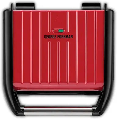 George Foreman Medium Steel Grill Family, Red 1650 W - 25040