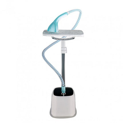 SAYONA GARMENT STEAMER , Green/White Color , With Stand ,1.6L / 1800W 35G/min 1 year warranty  مكواة البخار للملابس من سايونا مع ستاند لسهولة الكوي ضمان لمدة عام