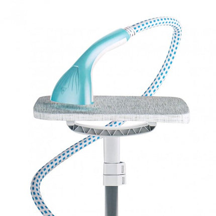 SAYONA GARMENT STEAMER , Green/White Color , With Stand ,1.6L / 1800W 35G/min 1 year warranty  مكواة البخار للملابس من سايونا مع ستاند لسهولة الكوي ضمان لمدة عام