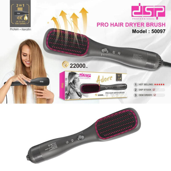 DSP 50097, Pro Hair Dryer Brush /425W /22000 RPM