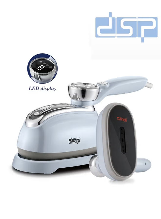 DSP Steamer for Clothes,1200W Portable Handheld Steamer Iron with LCD Display,4Mode,160 ML Detachable Water Tank, 25s Fast Heating 180° Swivel Handle Powerful Wrinkle Remover, Garment Steamer for Home, Dorm, Travel