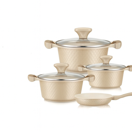 Dsp CA020-S02 / 7-Piece Die-Cast Non-Stick Cookware Set