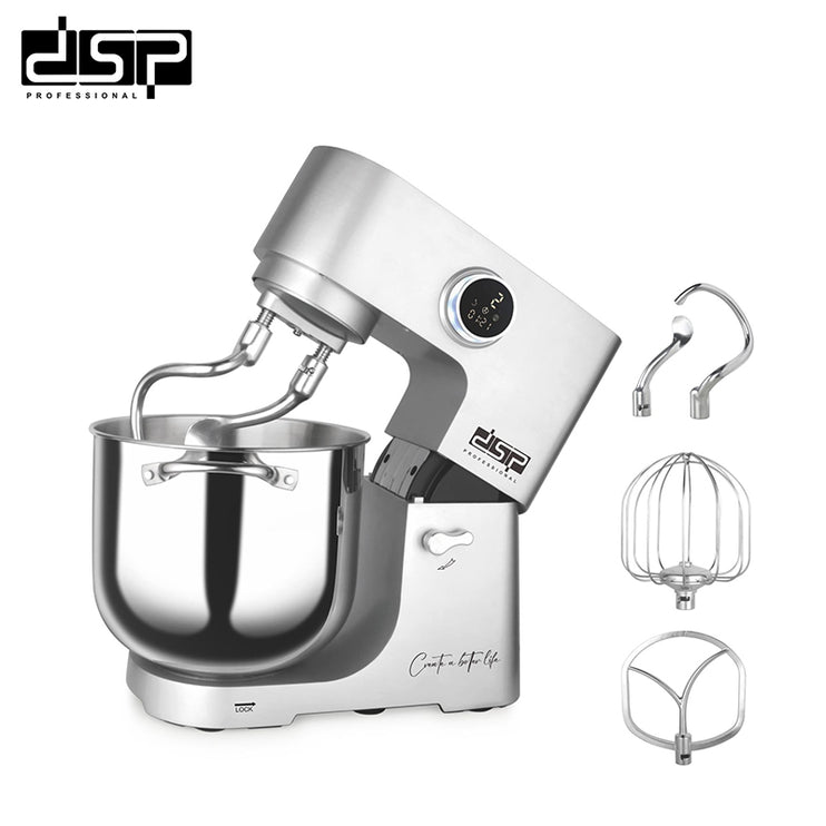 DSP KM3077 Electric Dough Kneading Machine Stand Mixer 8 Speed Adjustable Dough Mixer 2000W / 12L