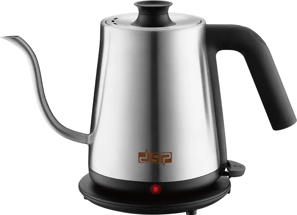 DSP Stainless Steel Electric Kettle 1200W, 800ml, Silver, Model KK1284
