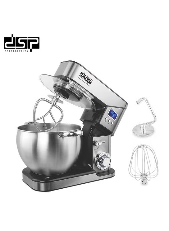DSP 3 in 1 Stainless Steel Mixer 2000W 10L Silver KM3055