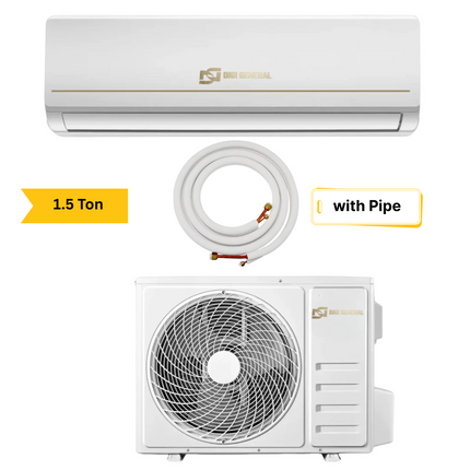 DIGI General AC 1.5 Ton DG-18-ST3 CONSIGMENT with Pipe 3 Meters 1 year warranty