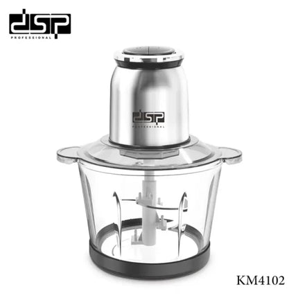 DSP KM4102, Electric Kitchen Chopper – 250w – 2.0Ltr – Glass Bowl