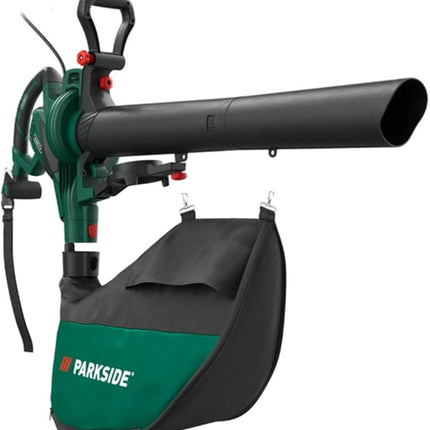 Parkside 3000W 3in1 Electric Leaf Blower & Vacuum Integrated Shredding Function