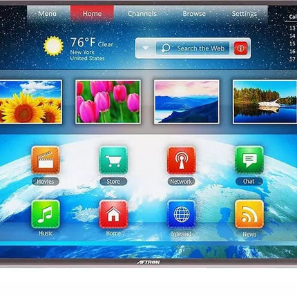 Aftron, 85 inch, UHD 4K Smart TV, webOS, Black AFLED85UHDT2WEB