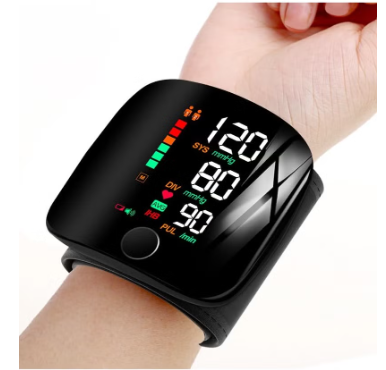 genernic Blood Pressure Monitor, Wrist Blood Pressure Monitor, Heart Rate Hypertension Monitor with Memory Fu