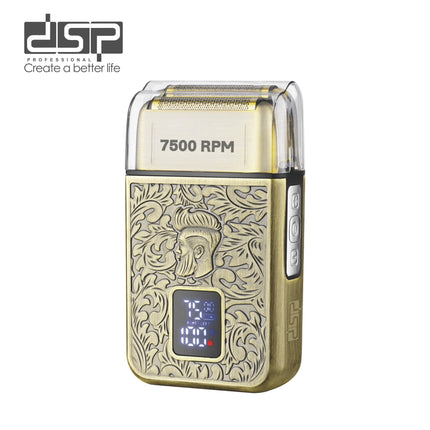 DSP Beard Trimmer 60589 features. Color Gold-colored.