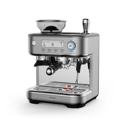 STIRLING Premium Espresso Machine with Grinder