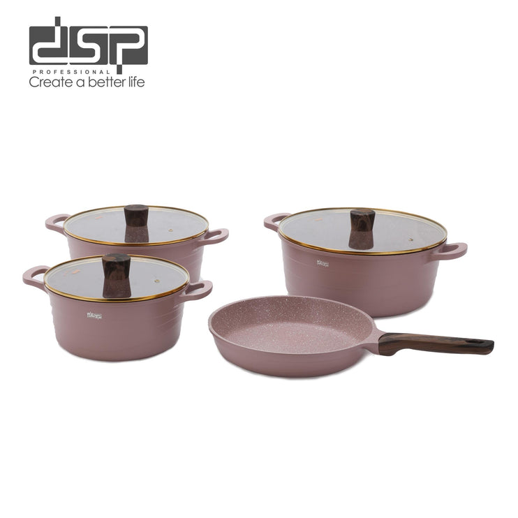 DSP Hot Sale Professional Cookware Set Household Cooking Pot Casserole Soup Pot 15-piece Combination Pot Set
