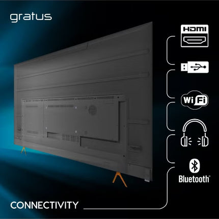 Gratus WebOS Powered 4K Edgeless UHD 58 Inch LED SMART TV With ThinQ AI, Quad Core Processor, Dolby Audio, Model- LT58W4K23H