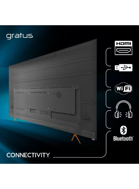 Gratus WebOS Powered 4K Edgeless UHD 58 Inch LED SMART TV With ThinQ AI, Quad Core Processor, Dolby Audio, Model- LT58W4K23H