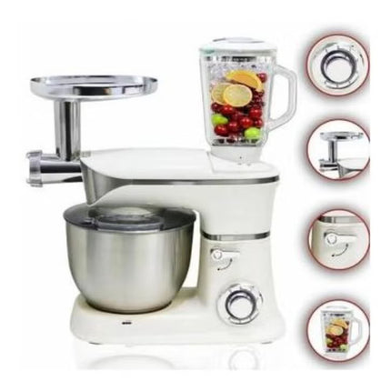 DSP KM3031 معالج طعام متعدد الوظائف 3 في 1، 1300 واط، 6.5 L - أبيض