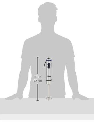 DSP KM1040 4 in 1 Hand Blender Set, 700 W - Silver