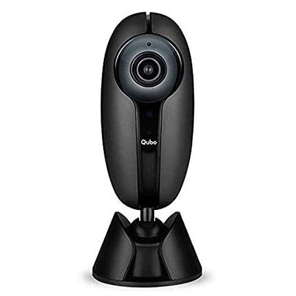 Qubo Smart Home Security Wifi Camera With Intruder Alarm System | 1080P Full Hd 2Mp Camera | Weather Resistant | Alexa & Ok Google Enabled | By Hero Group