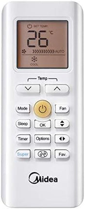 مكيف هواء سبليت ميديا ١.٥ طن مثبت على الحائط موديل MST1AG-18CRN1