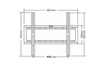 Skilltech SH45F 26-65 Inch Screen Fixed Wall Mount