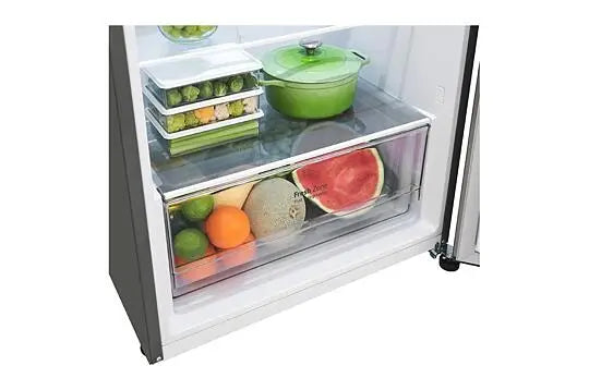 LG Top Mount Freezer Refrigerator With Smart Inverter GN-B522PLGB 395L Platinum Silver