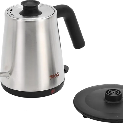 DSP Stainless Steel Electric Kettle 1200W, 800ml, Silver, Model KK1284