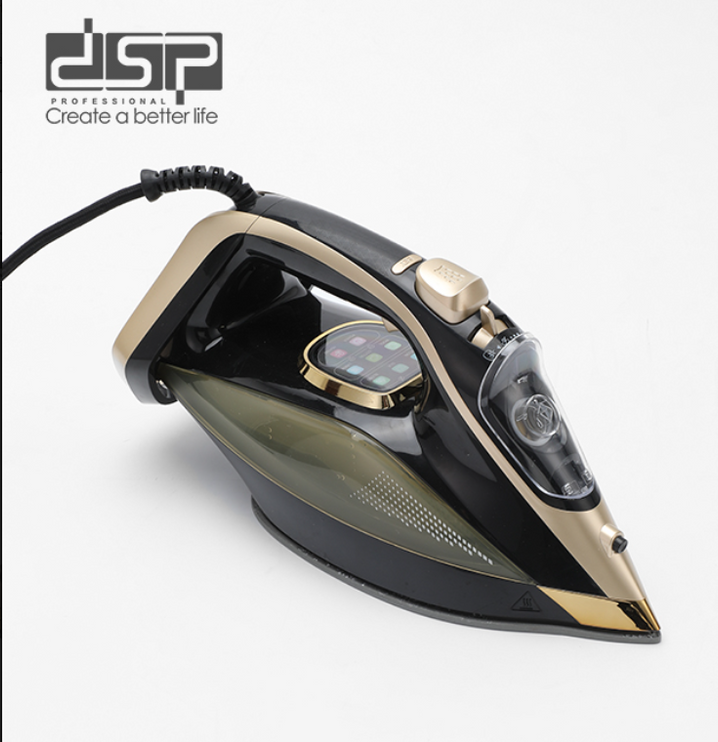 DSP 2200W Ceramic Steam Iron - Adjustable Steam, 25g/min Output & Burst Function