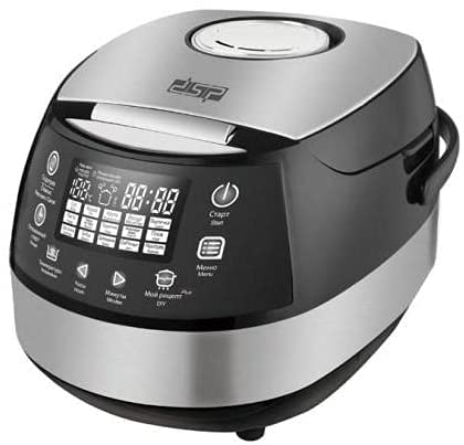 DSP Multi Cooker 900W 5Litre Black & Silver Model KB5007-1 Year Full Warranty.