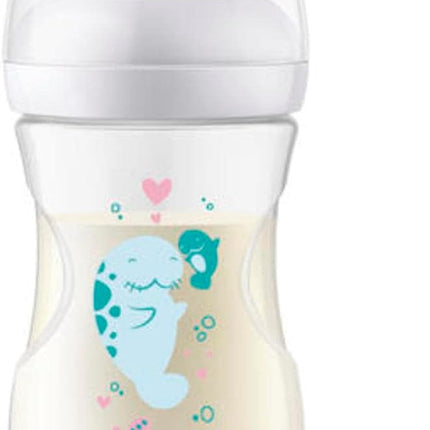 Philips AVENT Natural Baby Bottle with Natural Response , Gift Set Sea Design, SCD838/05