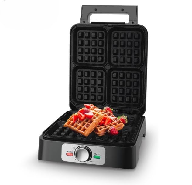 DSP Waffle Maker KC1337 1600W Non-stick Coated Aluminium Plate