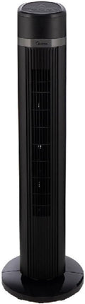 Midea Tower Fan with Multifunction Remote Control, 3 Wind modes-Natural | Slumberous & Normal, Three Dimensional Angle Air Flow, 15 Hours Timer Perfectly Suitable for Home or Office, FZ10-18TRB