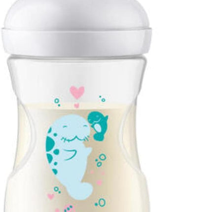 Philips AVENT Natural Baby Bottle with Natural Response , Gift Set Sea Design, SCD838/05