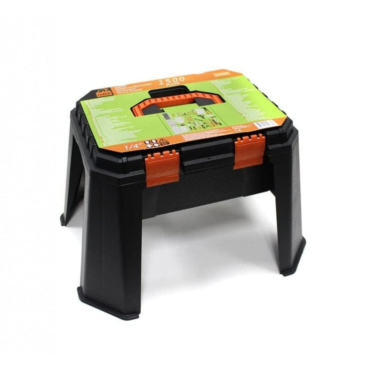 ISMA Multifunctional Tool Kit 1500 pcs for DIY Home and Office in a Table-Case