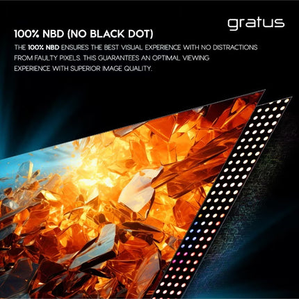 Gratus WebOS Powered 4K Edgeless UHD 58 Inch LED SMART TV With ThinQ AI, Quad Core Processor, Dolby Audio, Model- LT58W4K23H