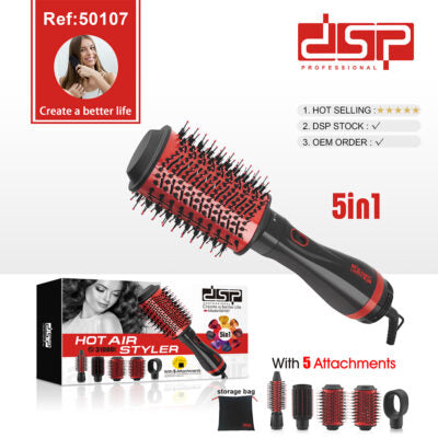 DSP 50107, 5 In-1 Rotating Air Styler Hair Brush 1000W