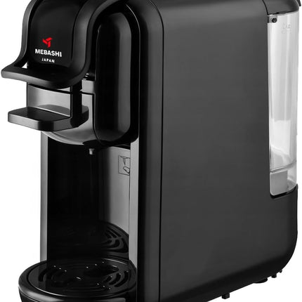 MEBASHI 3-in-1 Multifunction Espresso Capsule Coffee Machine, 600ML Water Tank, 19 Bar Pressure, Auto Shut Off | (ME-CEM302) (Black)|1450W