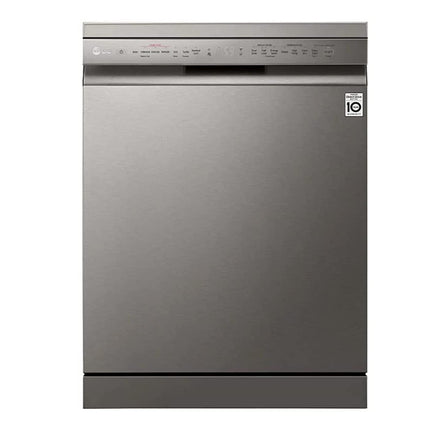 LG Quad Wash Steam Dishwasher Stainless Steel Place Settings 14 Number Color Silver Model - DFB425FP