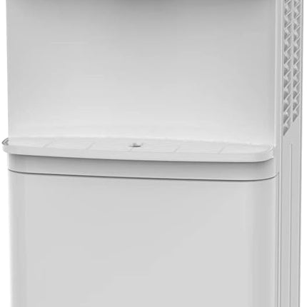 Tcl Water Dispenser, Top Loading, Hot, Cold & Normal Water Temperature, Best For Home, Kitchen, Office & Pantry, Compact Size, 3 Taps/Faucet, Child Safety Lock, White Colour, Ty-Lwyr19W