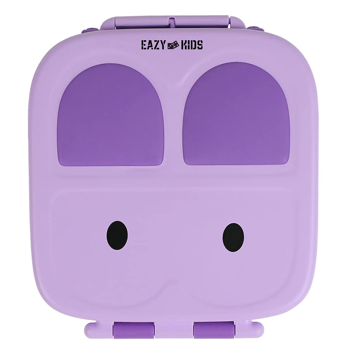 Eazy Kids Bento Lunch Box w/t handle- Purple