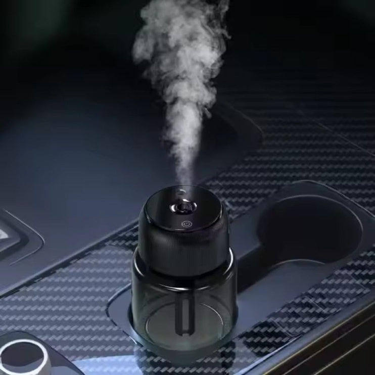 Blue Man Car Fragrance Diffuser 130mL, 3 Spray Modes, Touch Control, LED Display, 1 Hour Charging Time, 200mAh Battery, 20 m² Coverage, 3-4 Hours Working Time