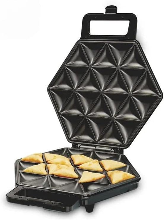 DSP KC1221 Samosa Dumpling Maker with 8 Cavity Mold, 1200W Power, Non-Stick Coating, Perfect for Home or Commercial Use