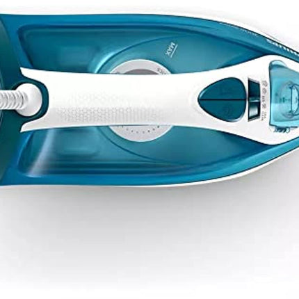 Philips Steam Iron Series 3000-2100W, 140 G Steam Boost, Ceramic, 30g/min Continuous Steam, 300ML, Blue - DST3011/26