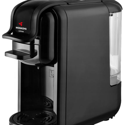 MEBASHI 3-in-1 Multifunction Espresso Capsule Coffee Machine, 600ML Water Tank, 19 Bar Pressure, Auto Shut Off | (ME-CEM302) (Black)|1450W
