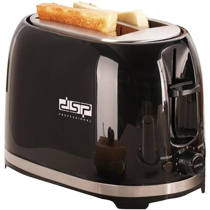 DSP KC2045 800W Toaster - Black