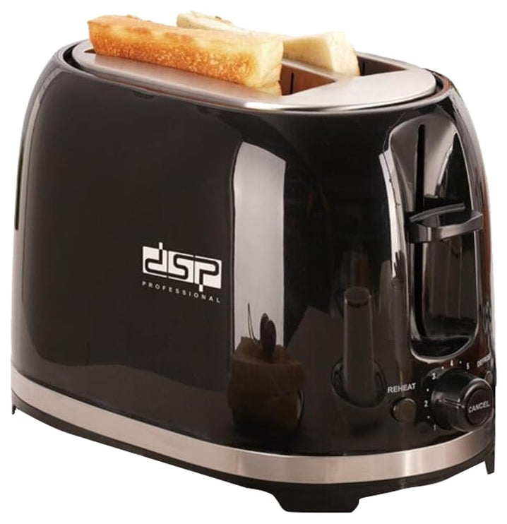 DSP KC2045 800W Toaster - Black