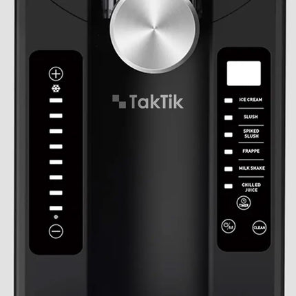 Taktik 1.6L Slush Machine & Home Ice Cream Maker – One-Touch Frozen Drink Maker with LED Display, 6 Presets, No-Ice Cooling System – Makes Slush, Milkshakes & Juices – 220-240V, 200W