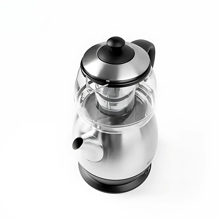 DSP Professional Electric Tea Maker with 2200W Power, 1.2L and 1.8L Capacity, Stainless Steel Design, Perfect for Home or Office, -KK1145
