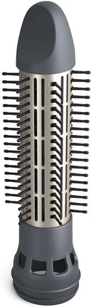 مصفف شعر فيليبس 7000 سيريز، فرشاة حرارية دوارة لتصفيف الشعر بكثافة ودقة أكبر، ملحقان، 1000 واط، أبيض/رمادي - BHA710/13