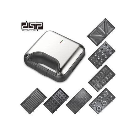 DSP 7in1 Sandwich & Waffle & Donut Maker -Kc-1162 /800W